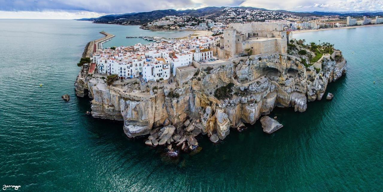 Apartamento Dos Terrazas, Vistas Al Mar. Piscina Peñíscola Exterior foto